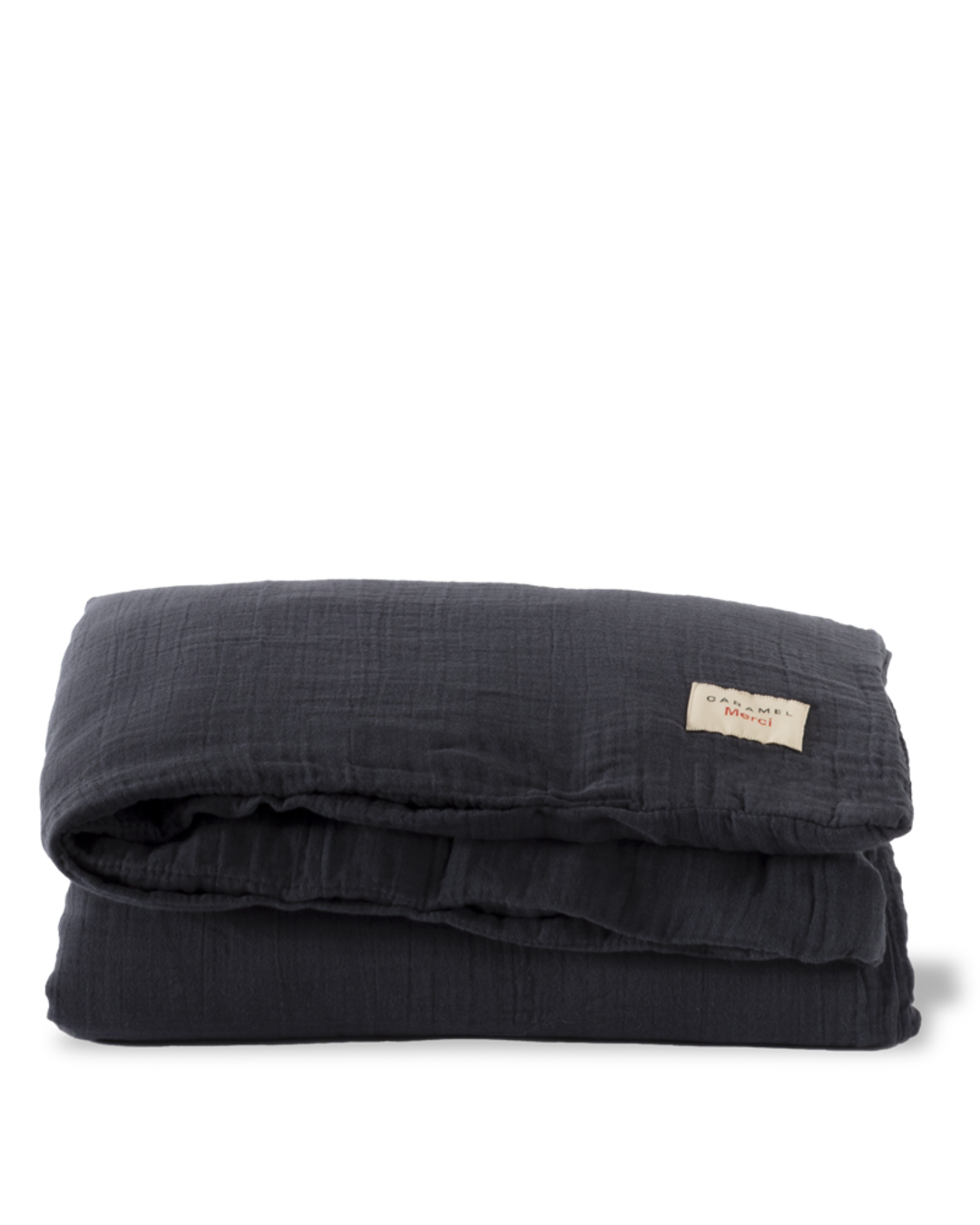 Merci x Caramel - Housse De Couette En Gaze De Coton - Gris Fusain