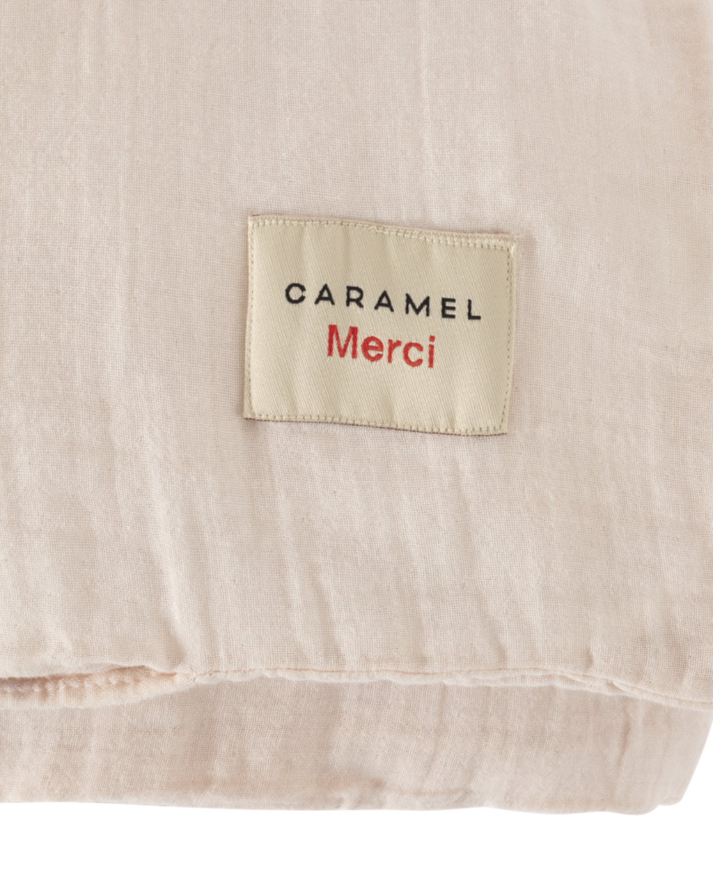Merci x Caramel - Housse De Couette En Gaze De Coton - Rose De Bagatelle
