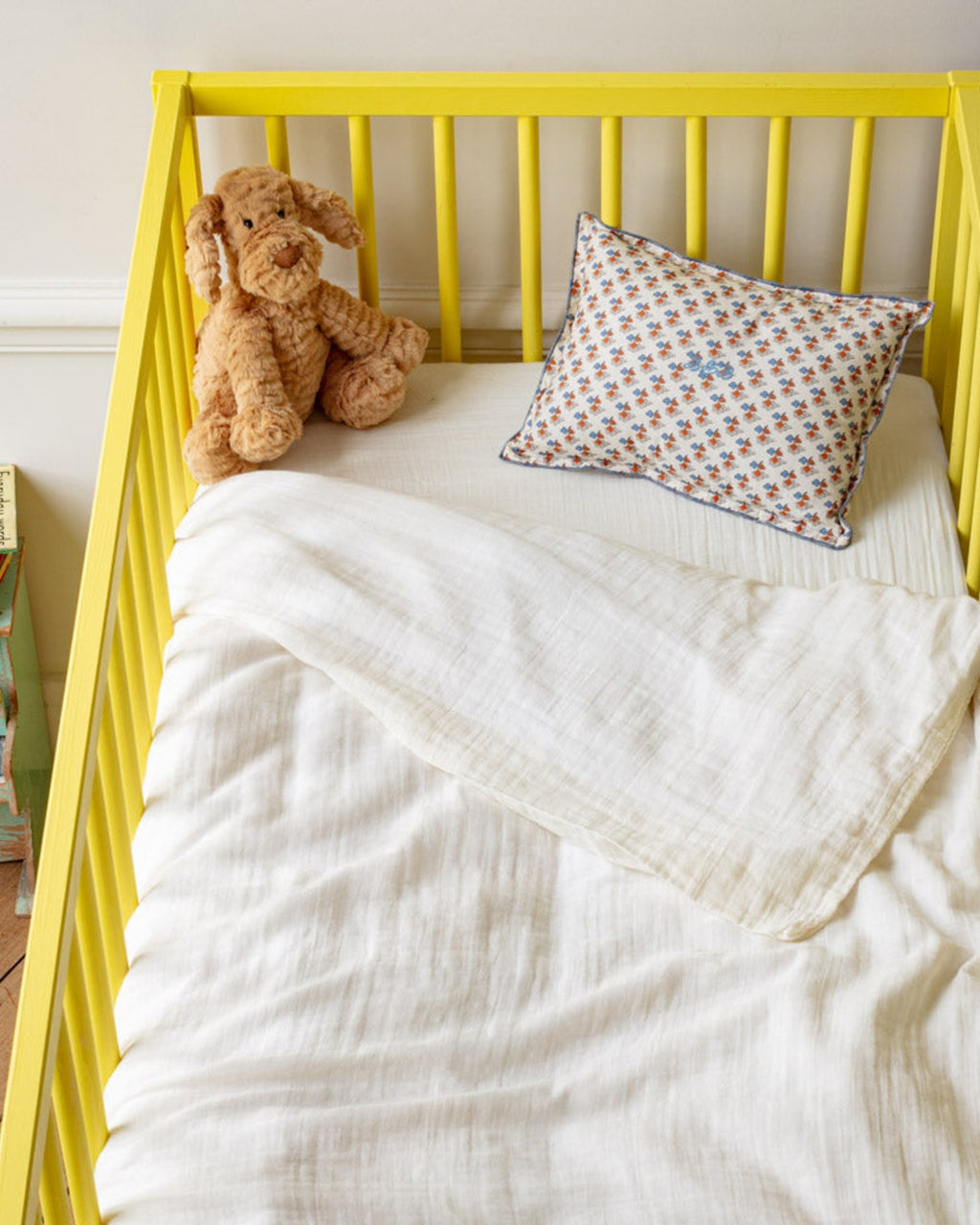 Merci x Caramel - Housse De Couette En Gaze De Coton - Blanc De Meudon