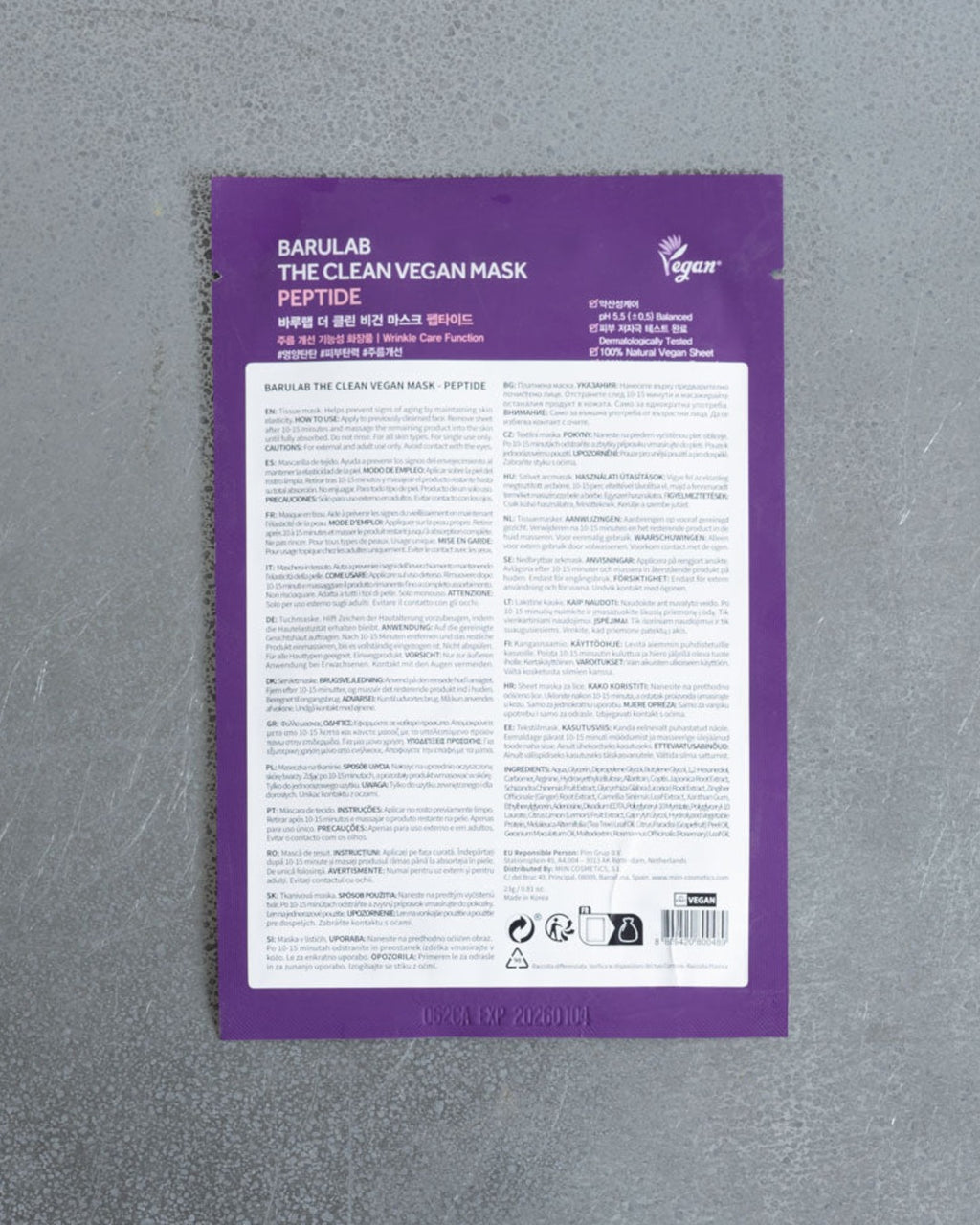 Barulab - The Clean Vegan Mask Peptide