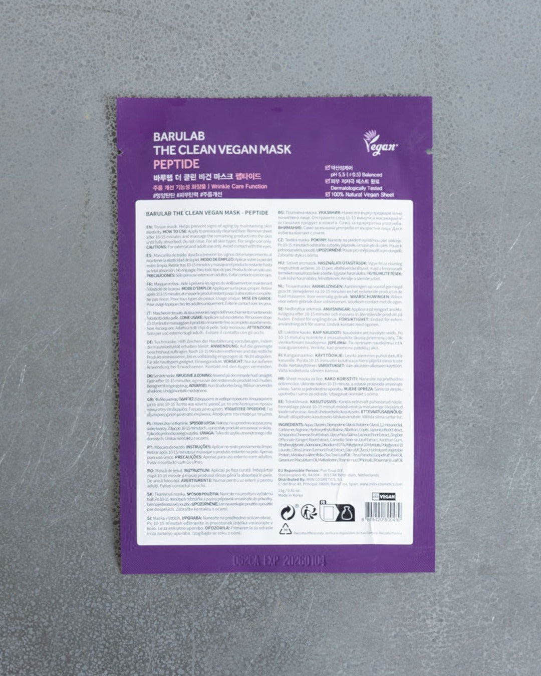 Barulab - The Clean Vegan Mask Peptide