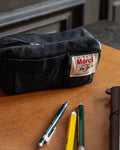 Merci - Trousse En Lin Lavé - Bleu Encre