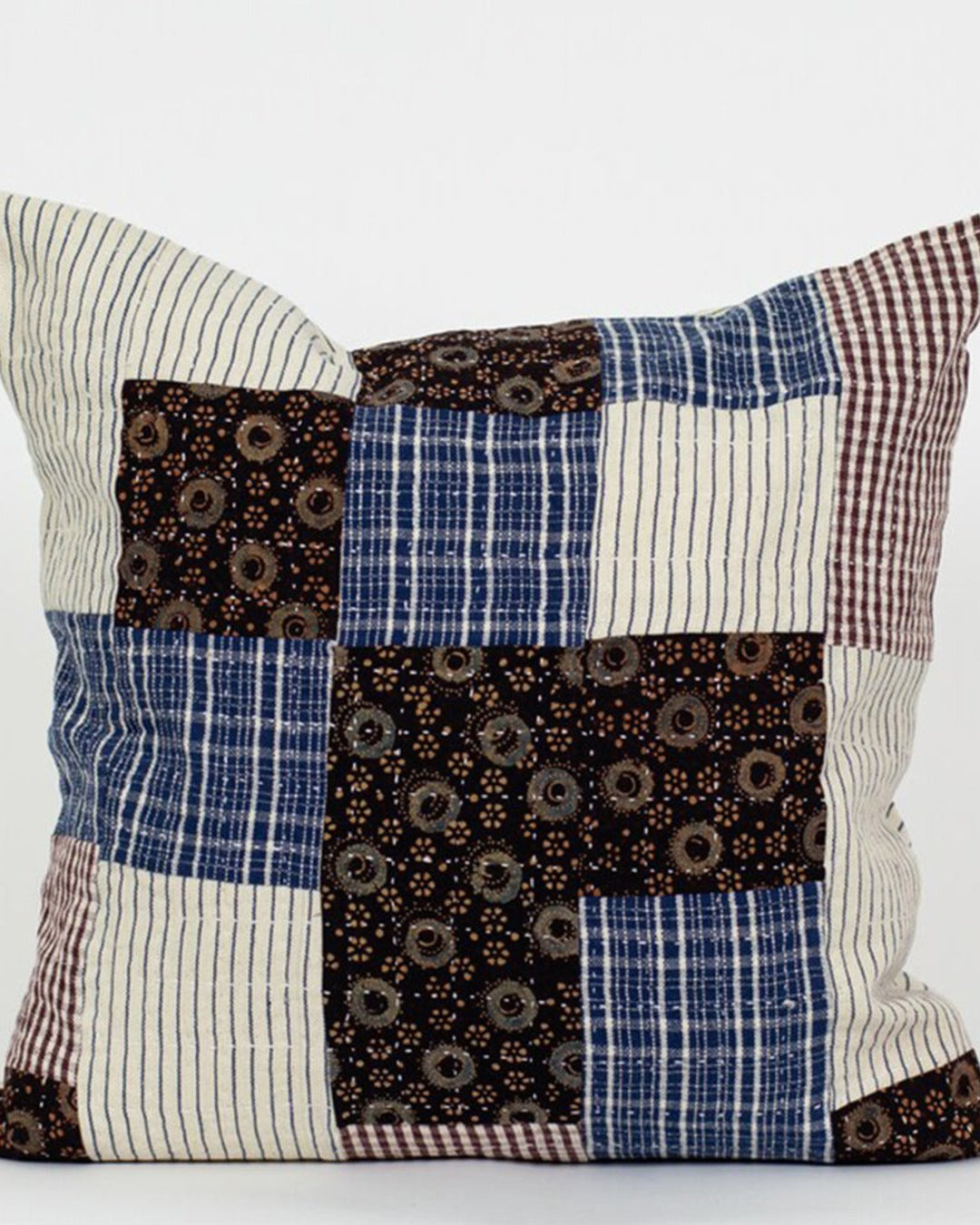 Afroart - Coussin Patch Kuddfodral - Bleu