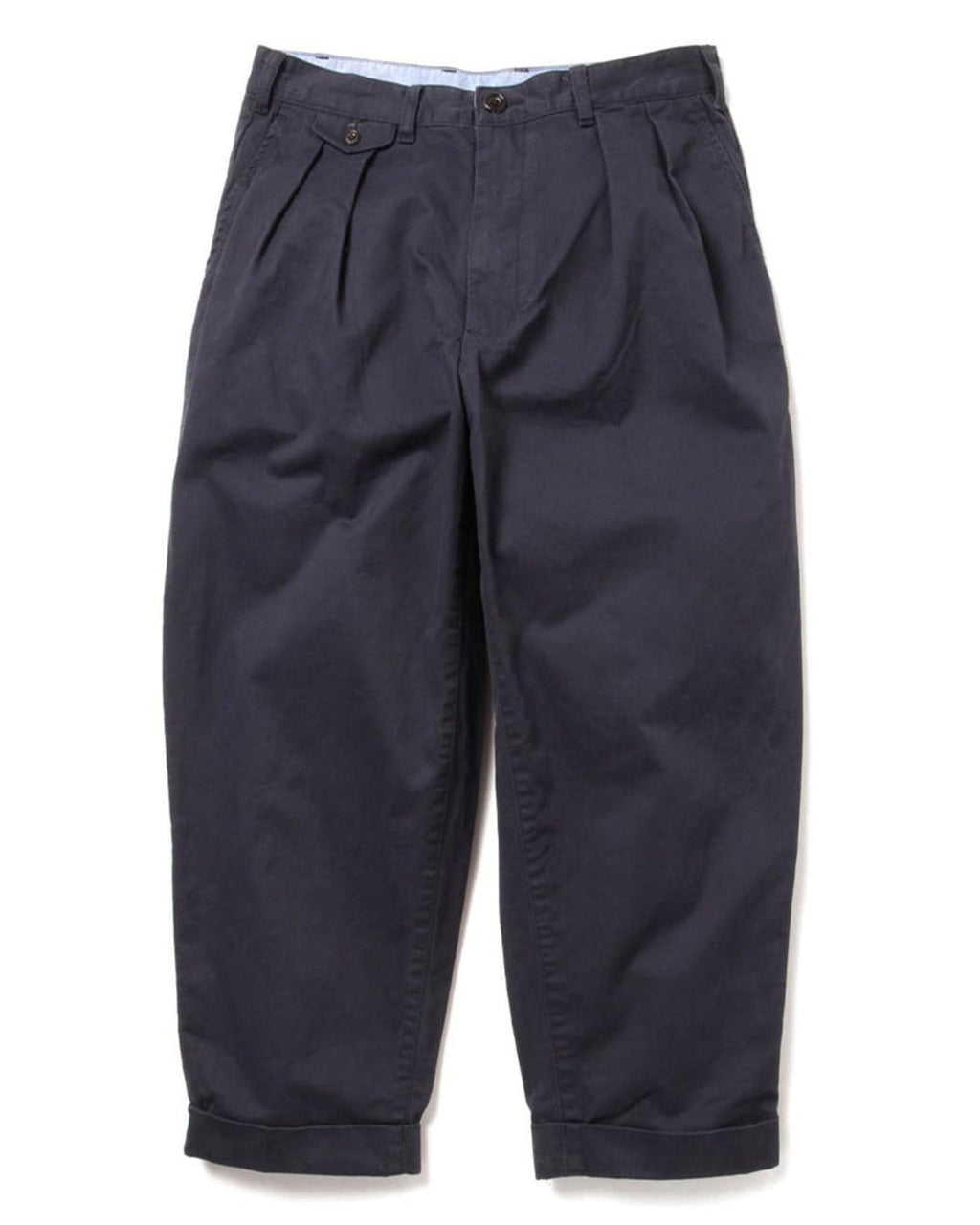 Beams Plus - Beams - 2 Pleats Twil Pants - Blue