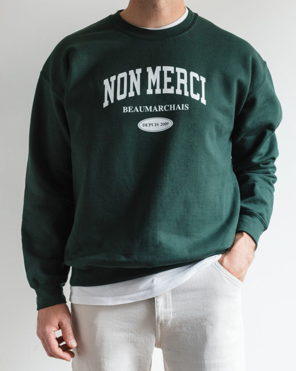 Merci - College Sweat Non - Green