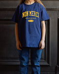Merci - T-Shirt Enfant College Non Merci - Bleu