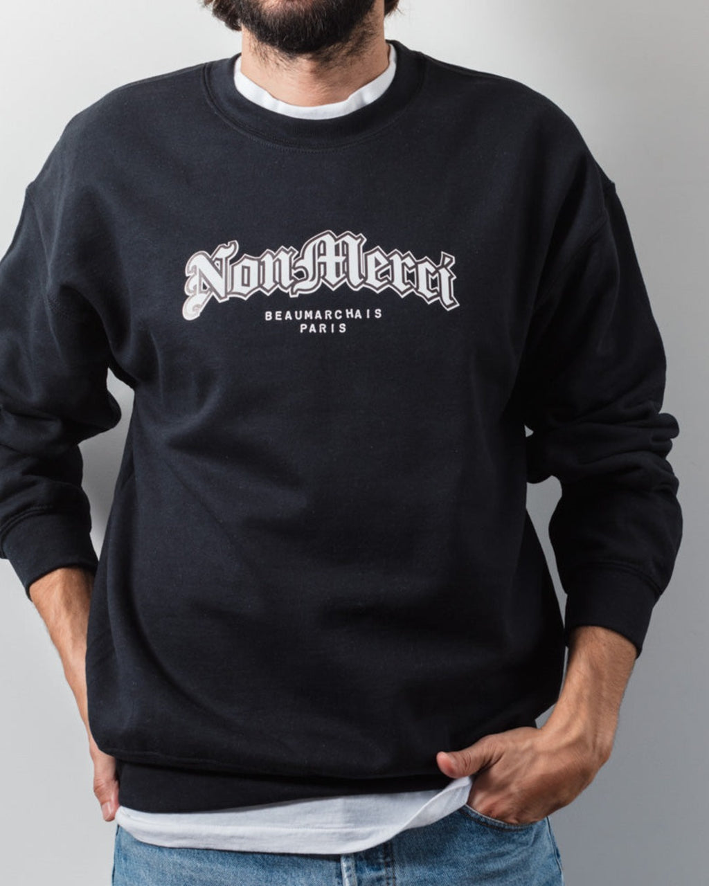Merci - Gothic Sweat Non - Black