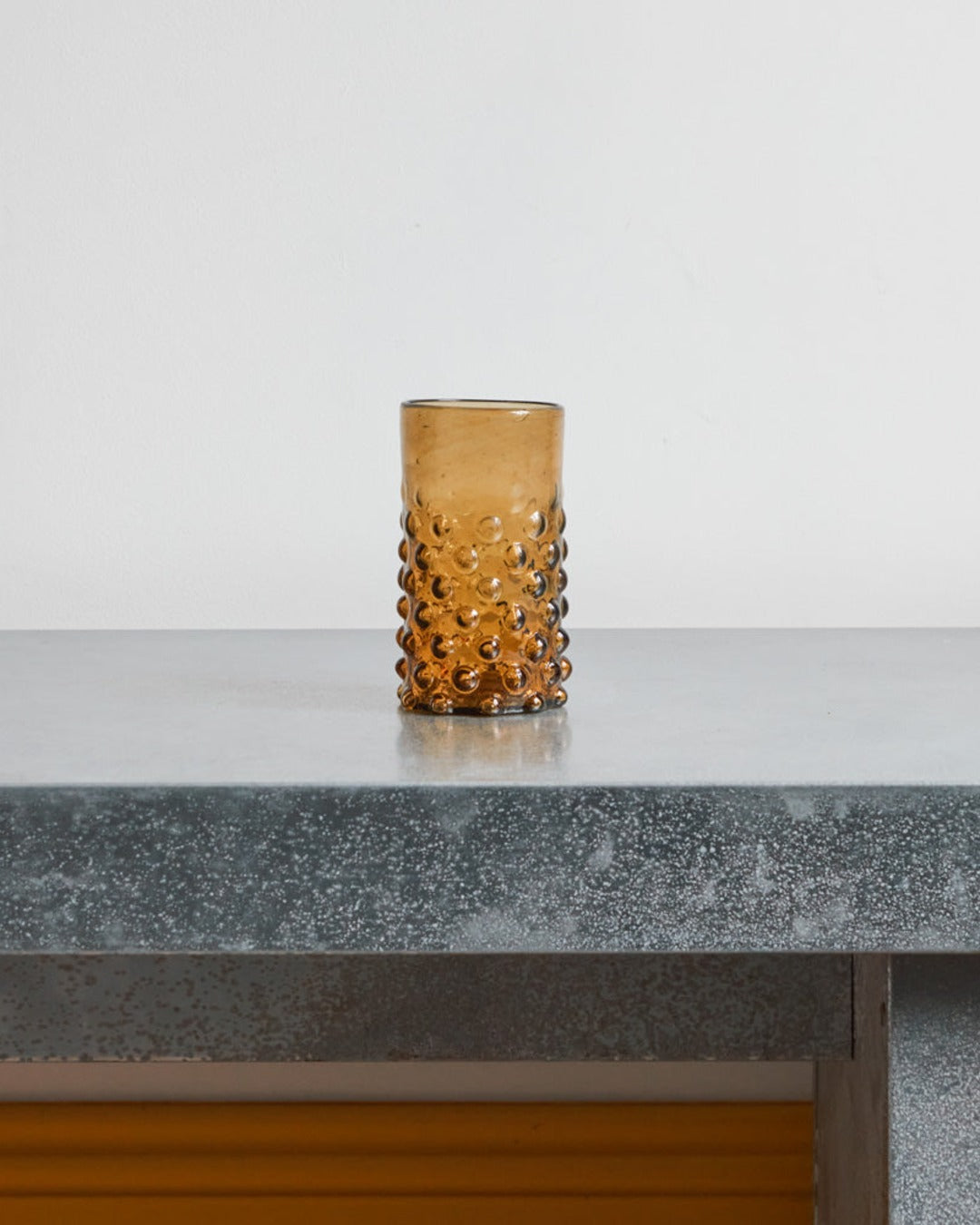 Salaheddin - Verre Bulles En Verre Soufflé - Ambre