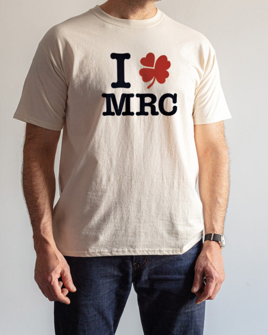 Merci - I love MRC T-Shirt - Ecru