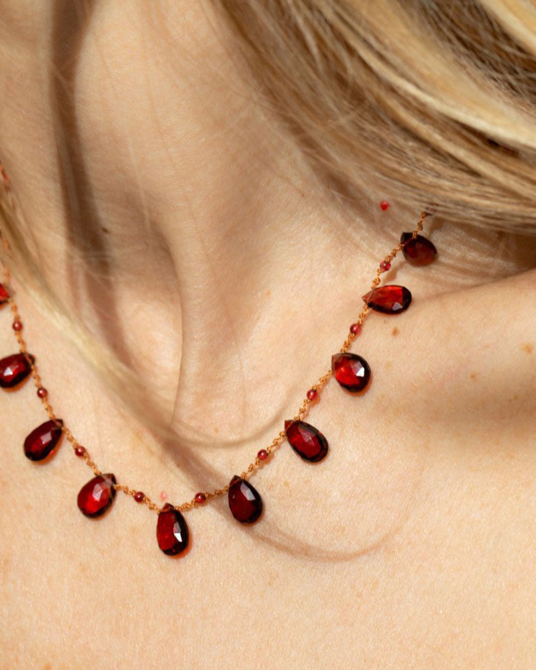 Ivarene - Collier Elston - Rouge