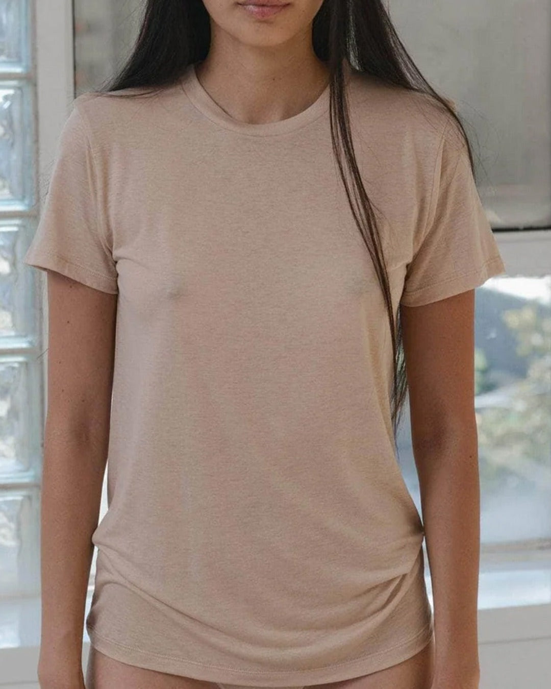 Baserange - Tee-Shirt - Nude