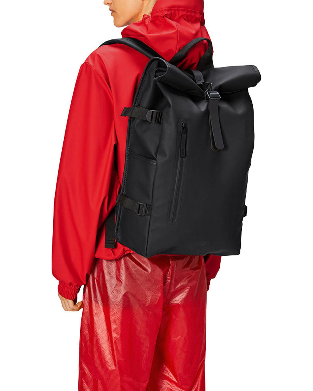 Rains - Sac Rolltop Rucksack Large - Noir