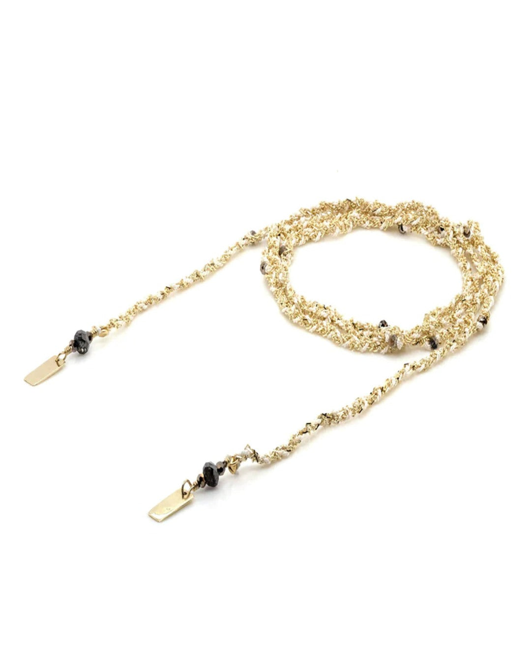 Marie Laure Chamorel - Collier N°182 - Gold White