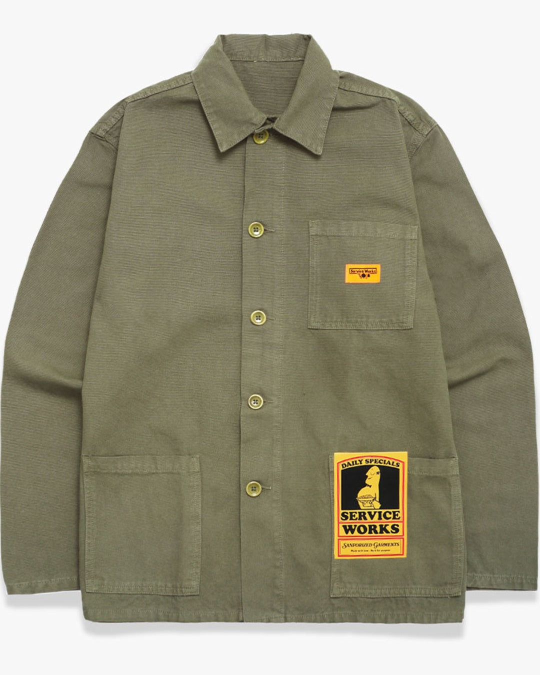 Service Works - Veste De Travail - Vert Olive