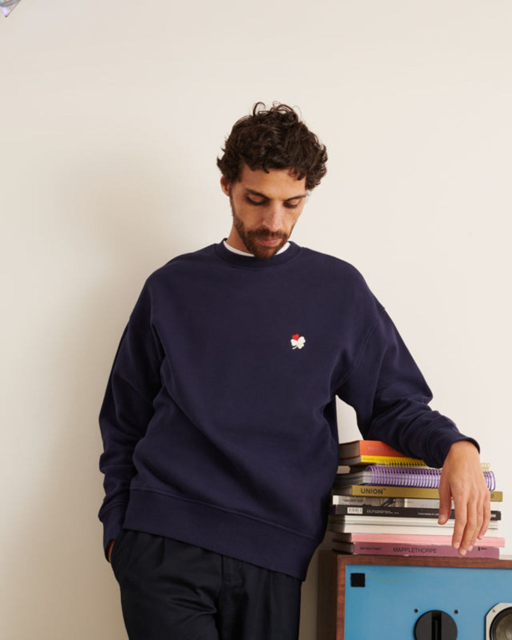Merci - Crewneck Charles - Bleu