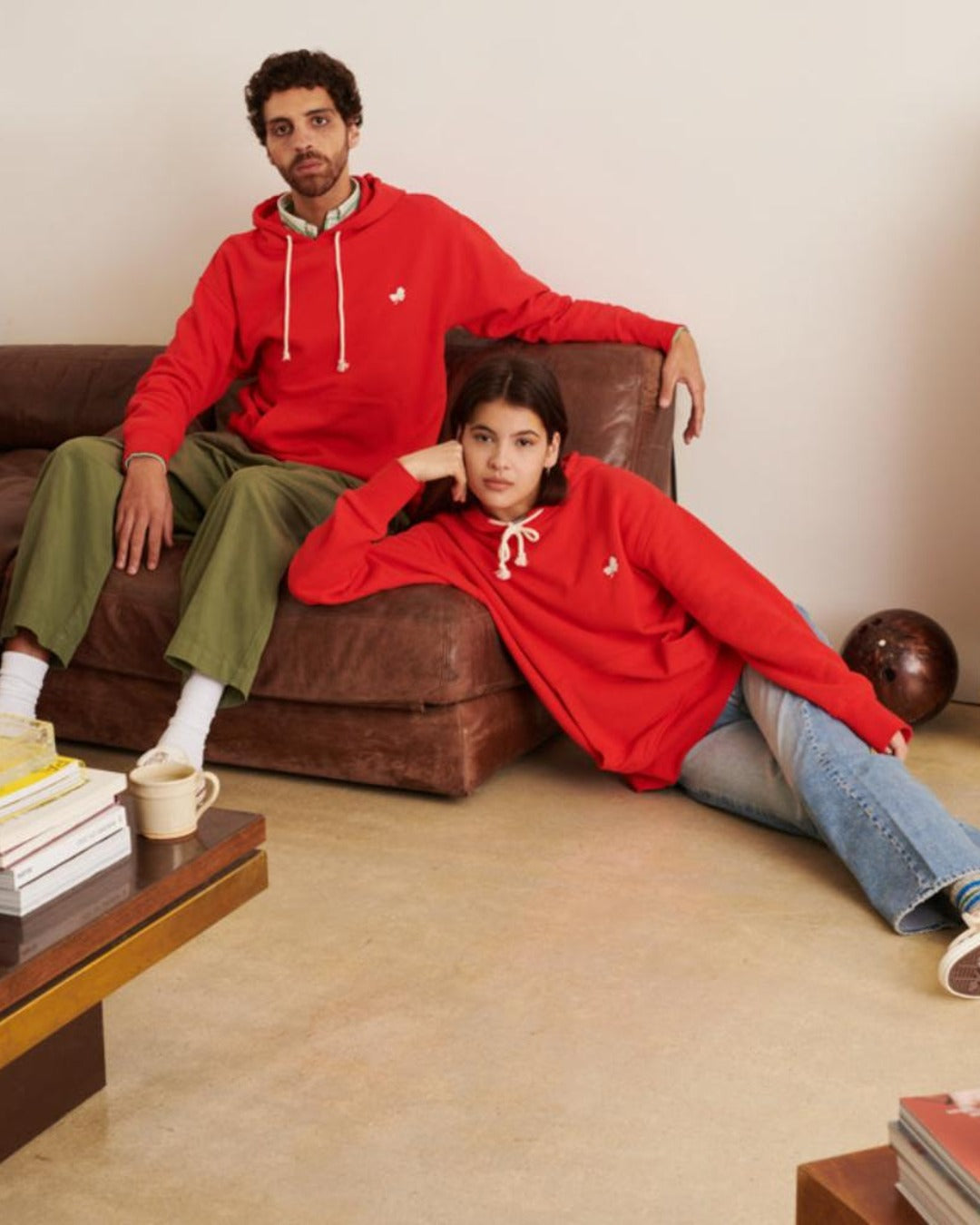 Merci - Sweatshirt Robin - Red