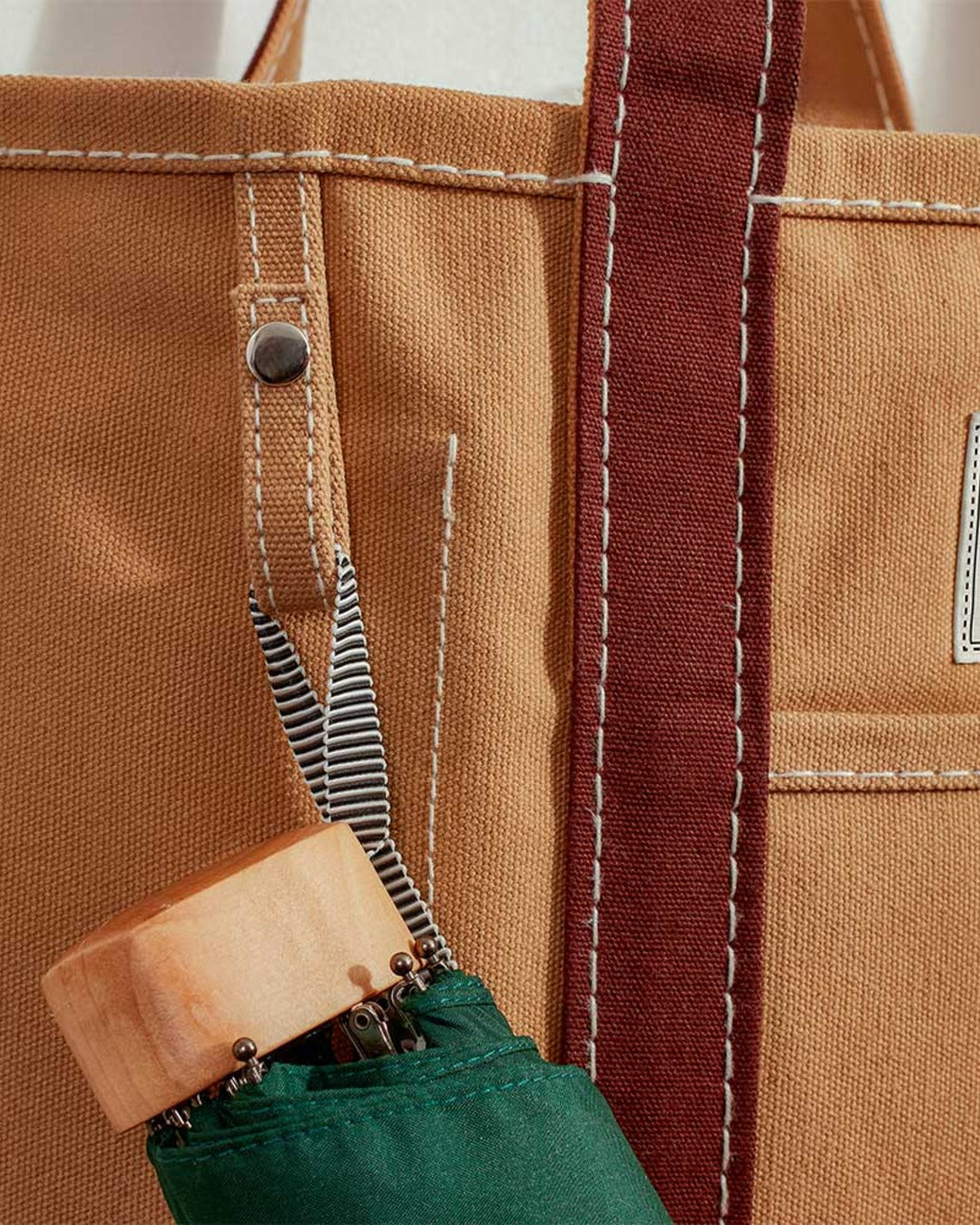 Merci - Candide shopping bag in canvas - Brown