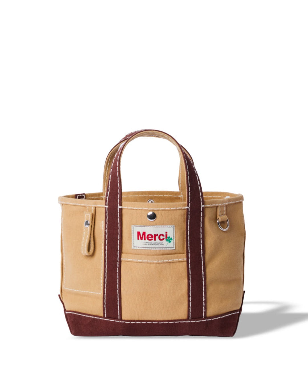 Merci - Candide shopping bag in canvas - Brown