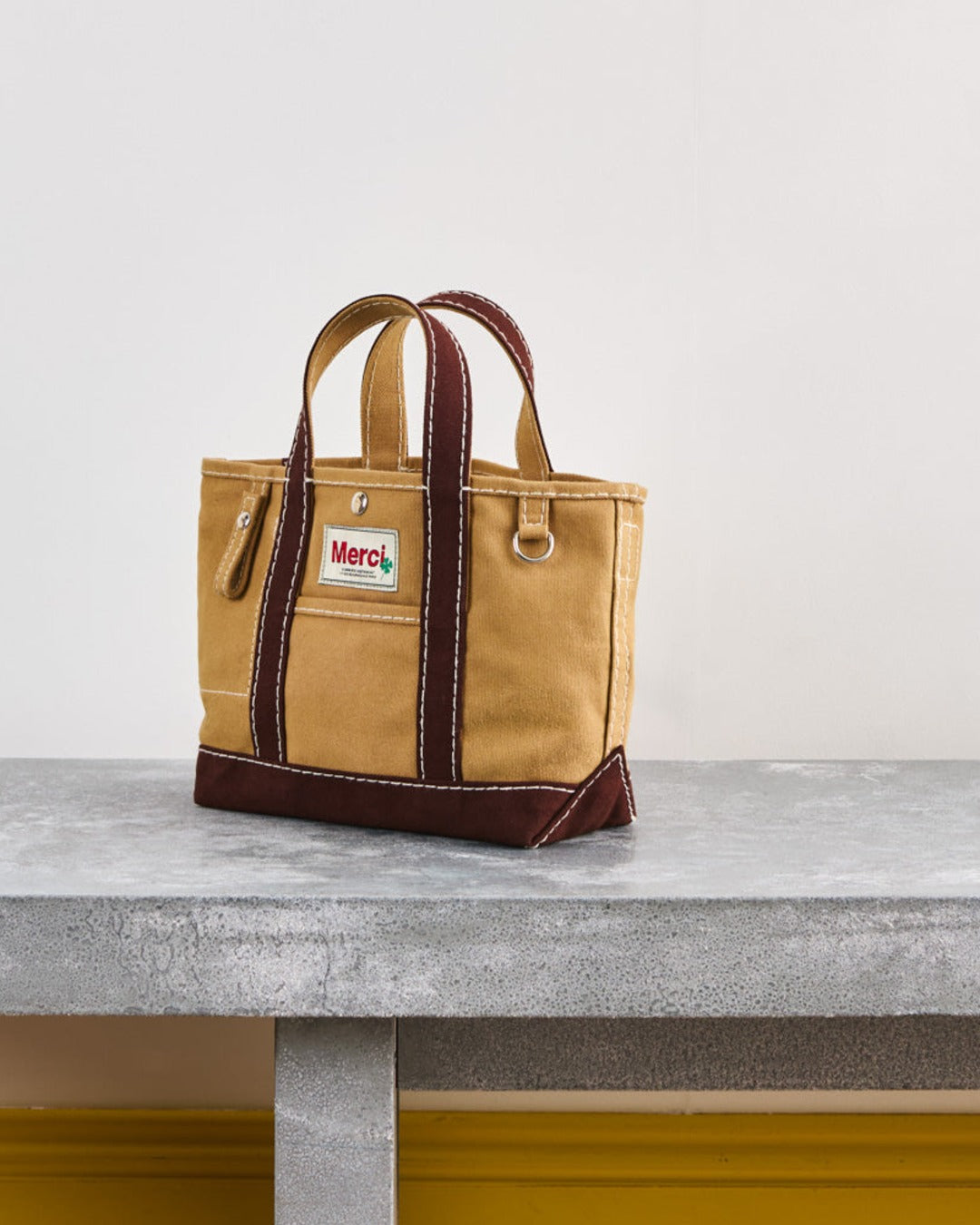 Merci - Candide shopping bag in canvas - Brown