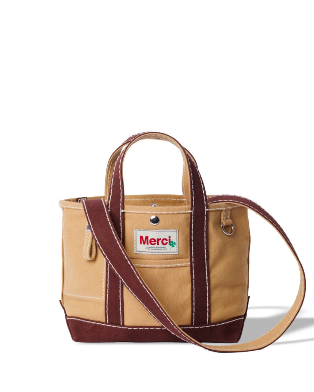 Merci - Candide shopping bag in canvas - Brown