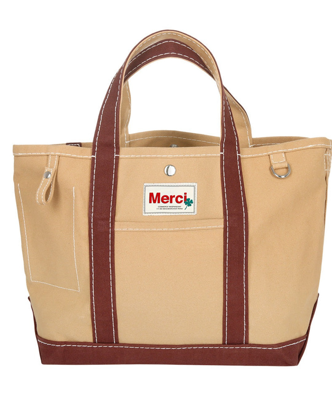 Merci - Candide shopping bag in canvas - Brown