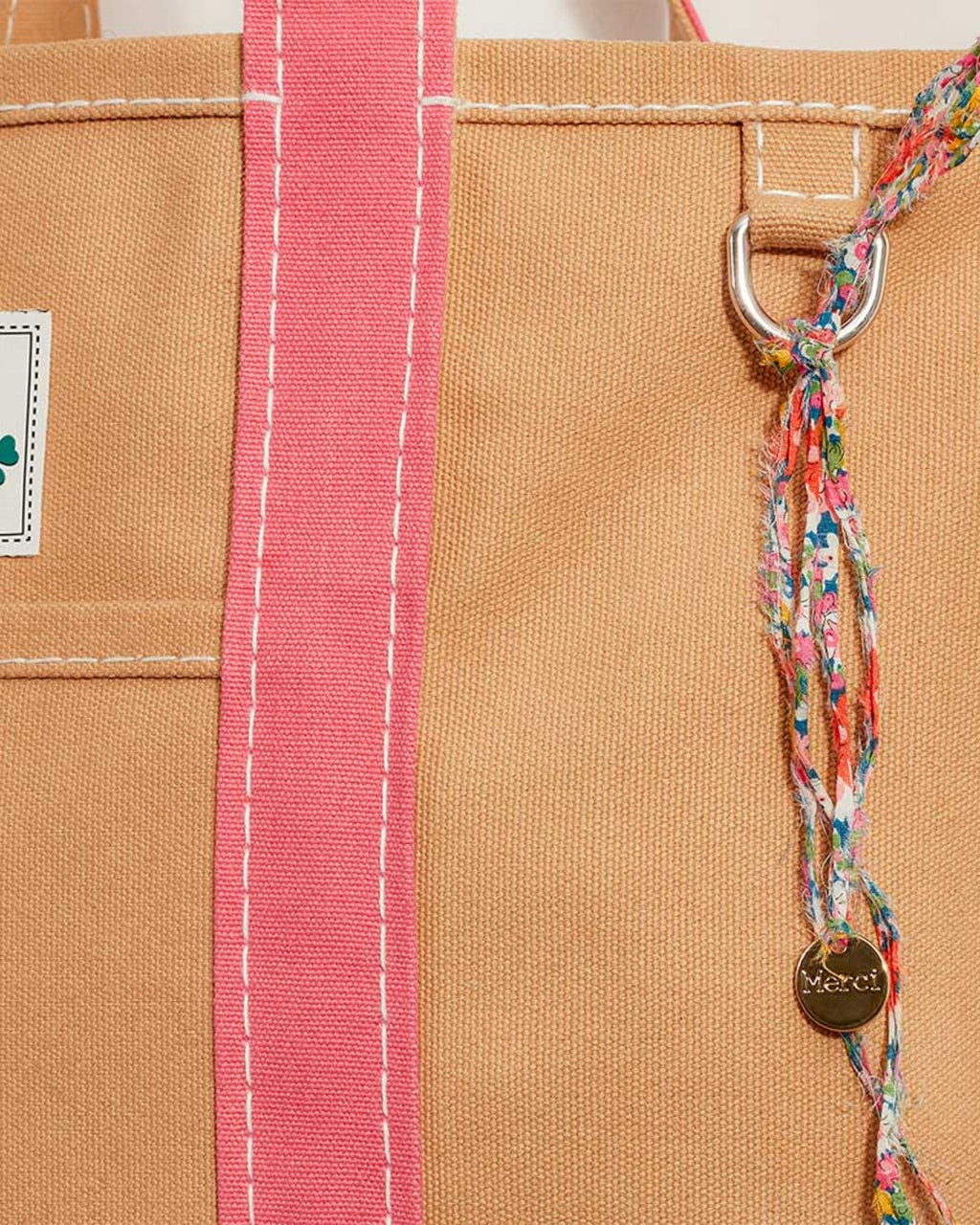 Merci - Cabas Candide En Canvas - Rose