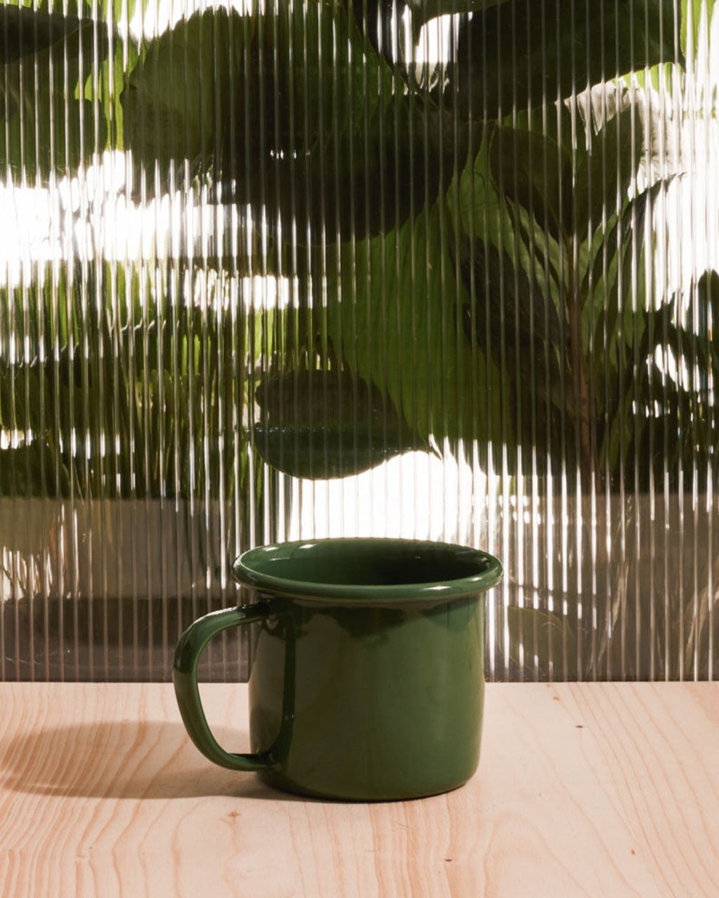Elifle Enamelware - Tasse Anse Creuse - Vert