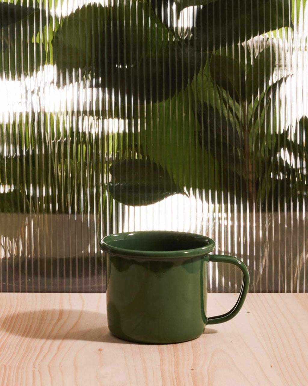 Elifle Enamelware - Tasse Anse Creuse - Vert