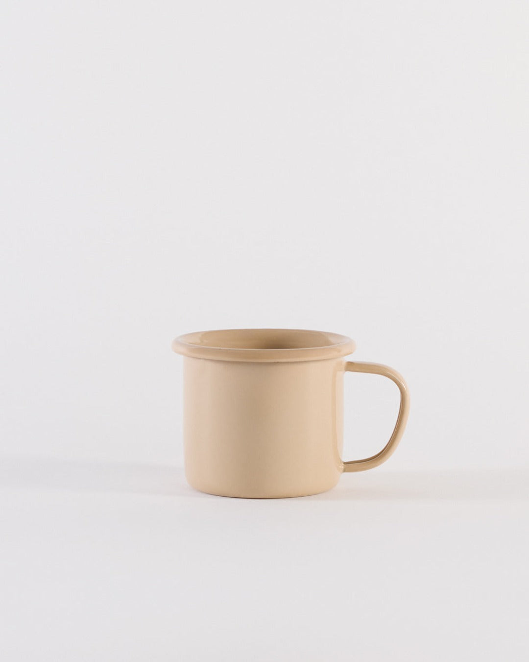 Elifle Enamelware - Hollow handle mug - Beige