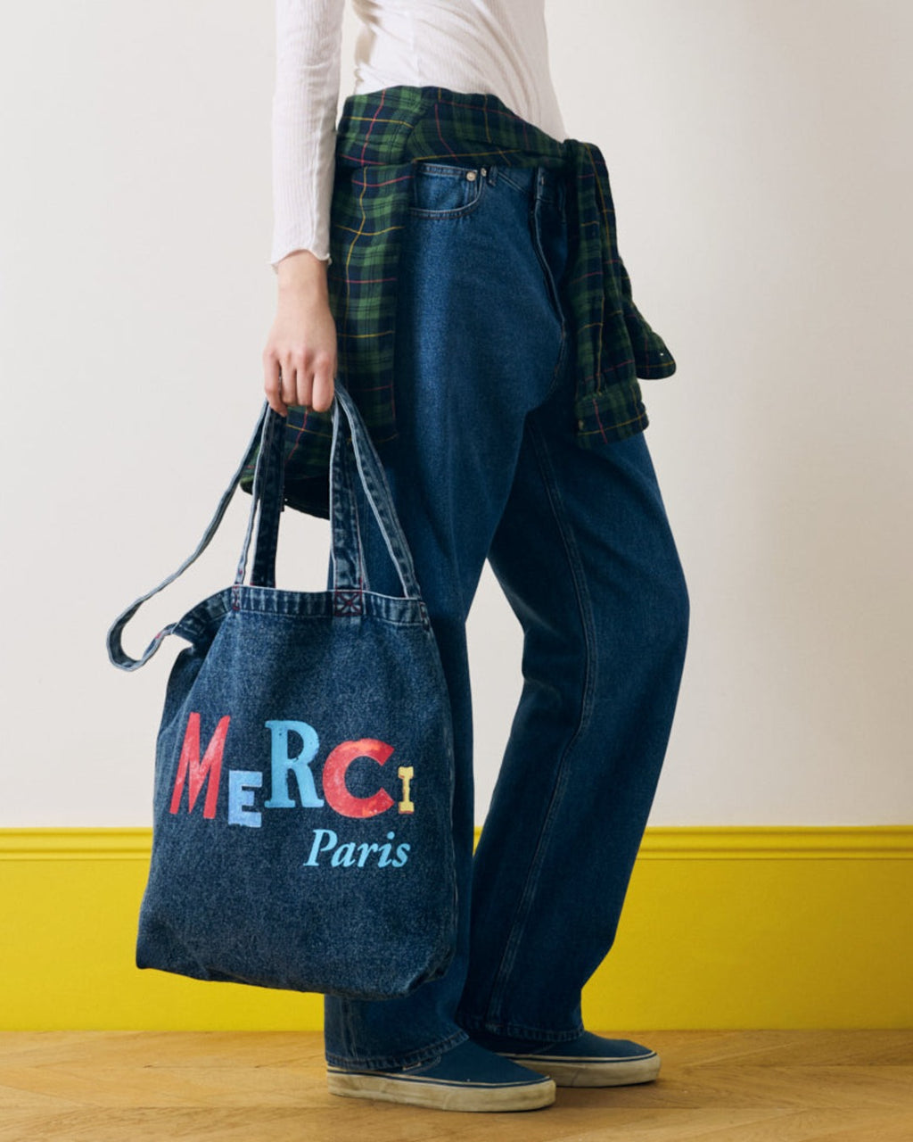 Merci - Tote Bag Jean-Michel - Denim