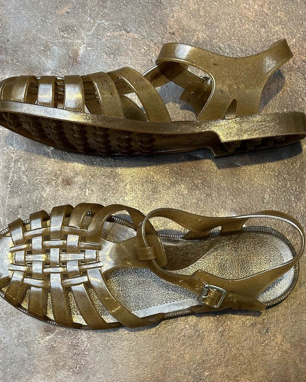 Plasticana - Sandales Méduse En Chanvre - Marron