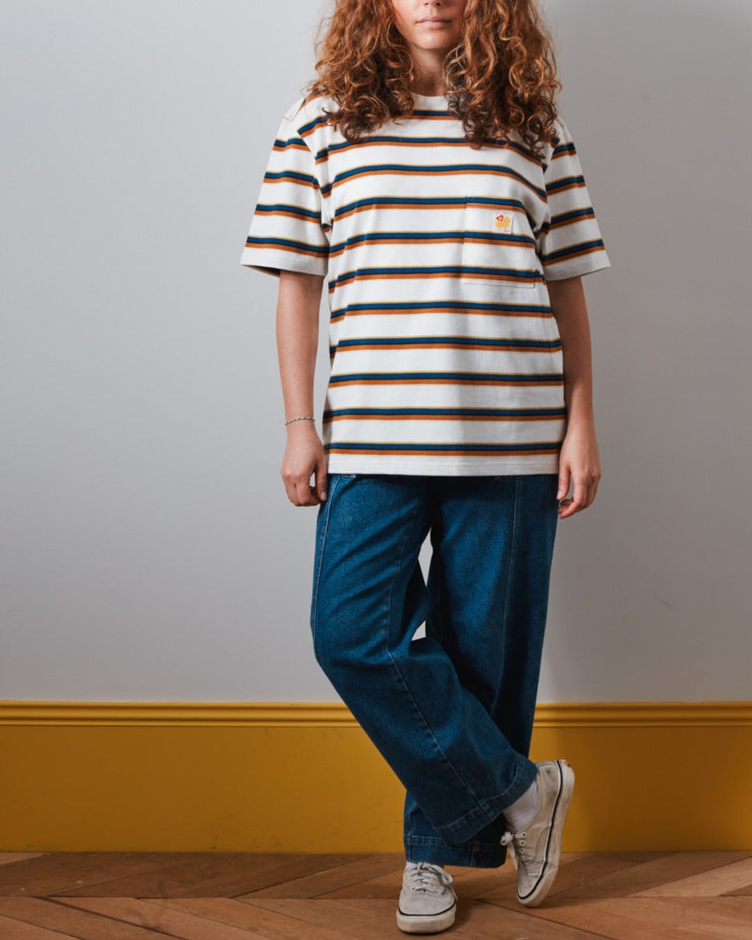 Merci - Vadim Stripes T-Shirt - Cream