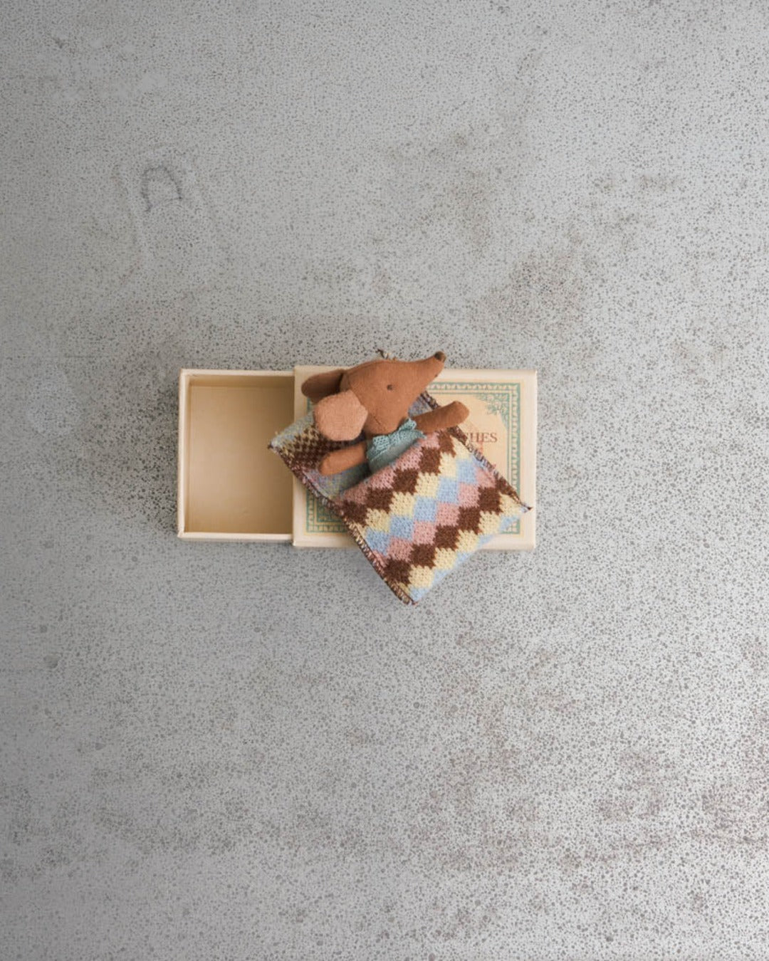 Maileg - Blue Baby Mouse