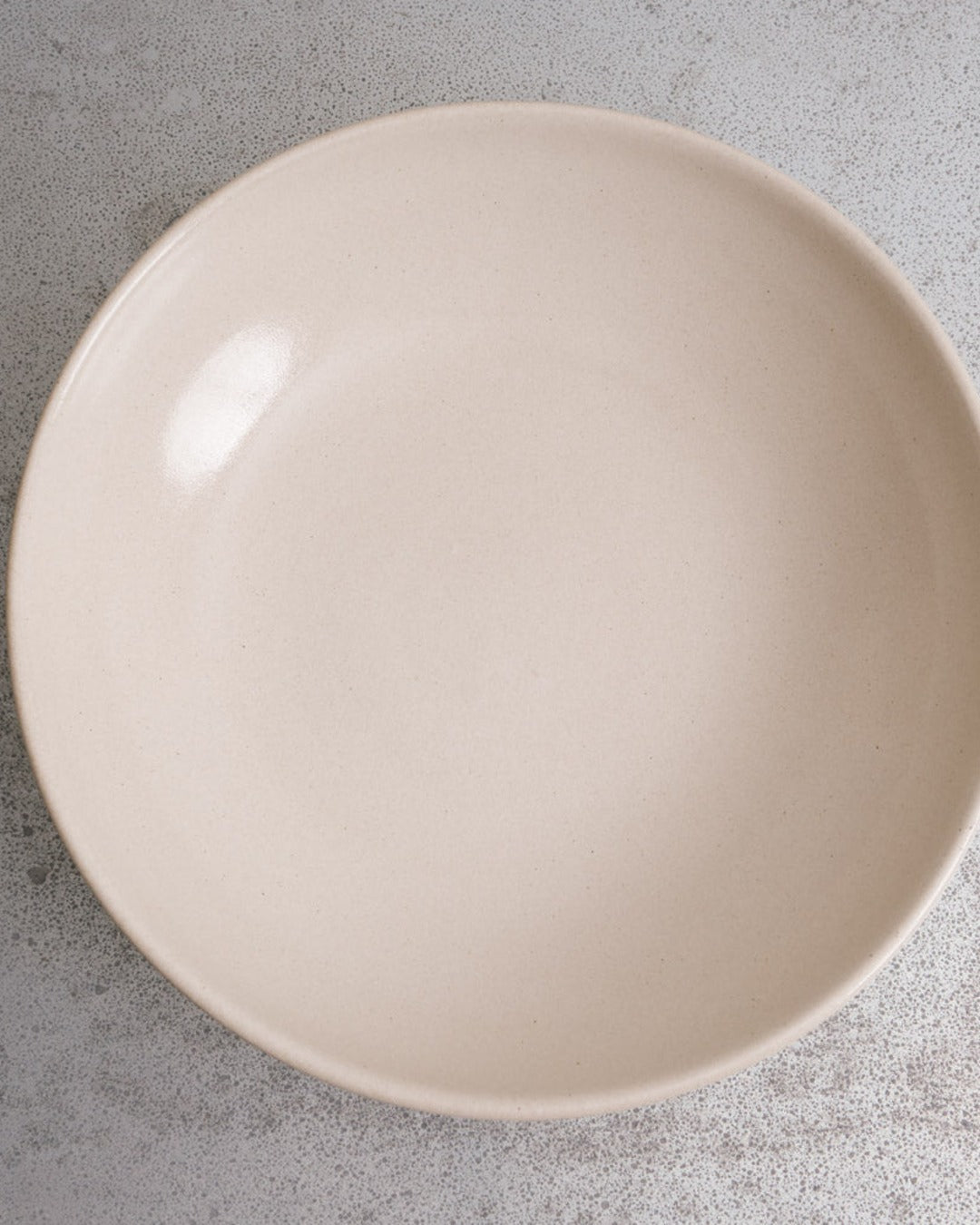 Merci - Stoneware Salad Bowl - White