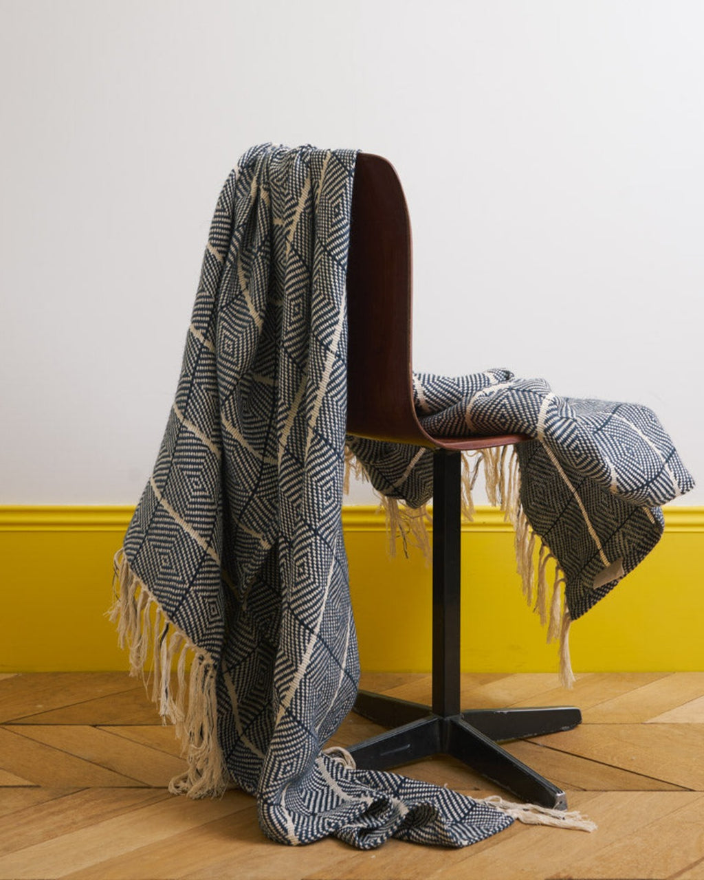 Bed And Philosophy - Canyon cotton blanket - Denim