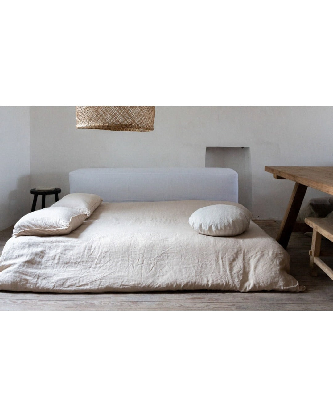 Bed And Philosophy - Canapé Urban Convertible 3 Places - Blanc Craie