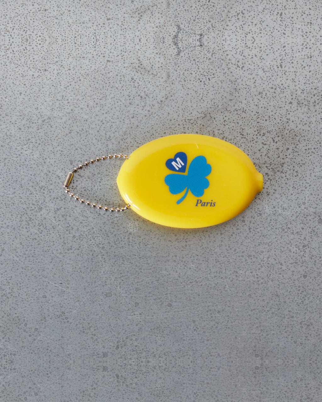 Merci - key ring - Yellow