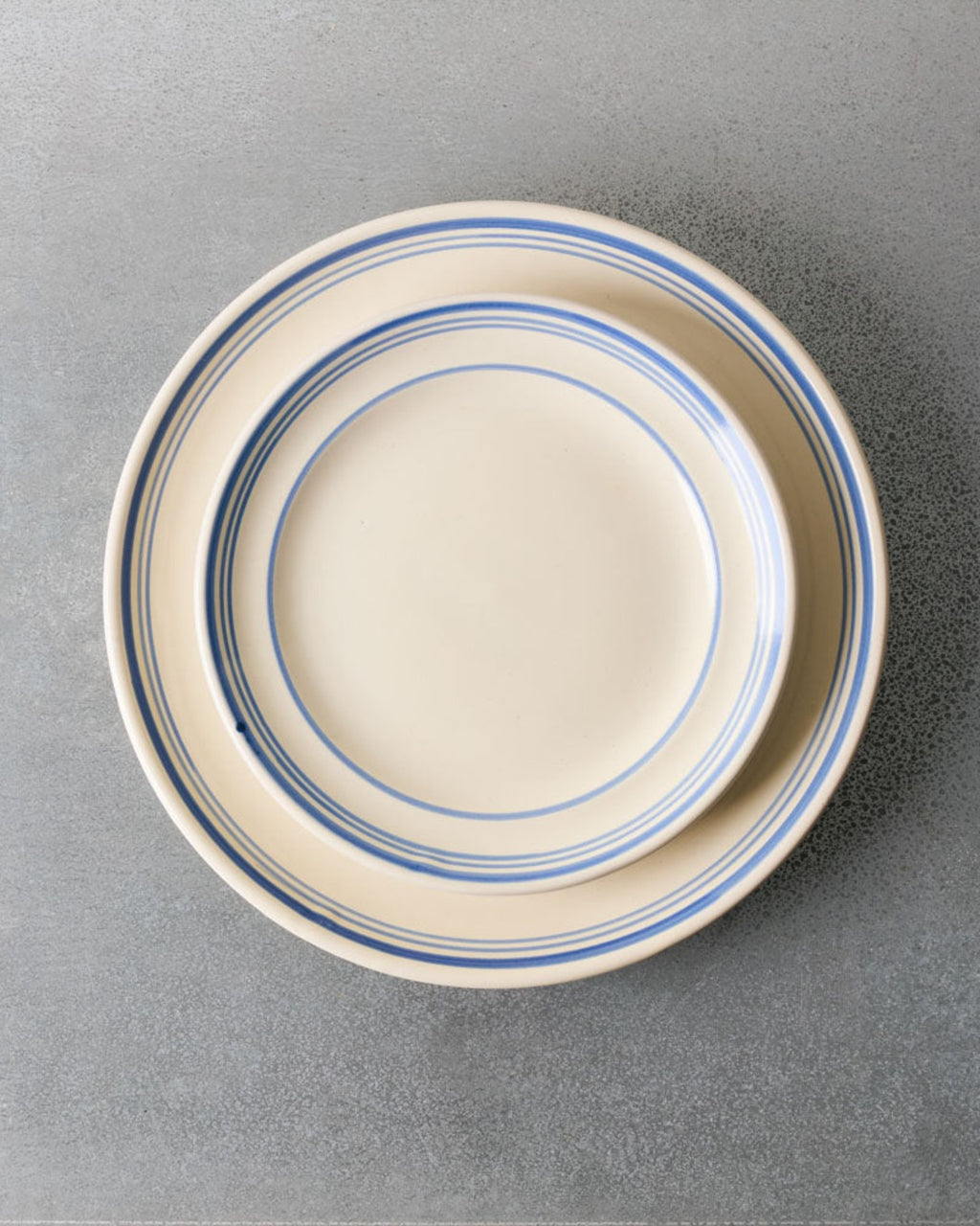 Ceramics Nicola Fasano - Plate - Blue line