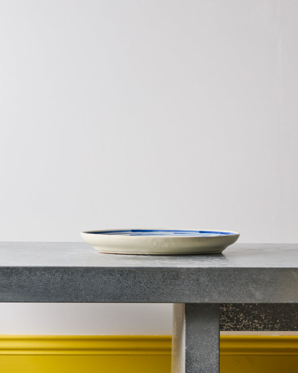 Ceramics Nicola Fasano - Ovale plate - Blue line