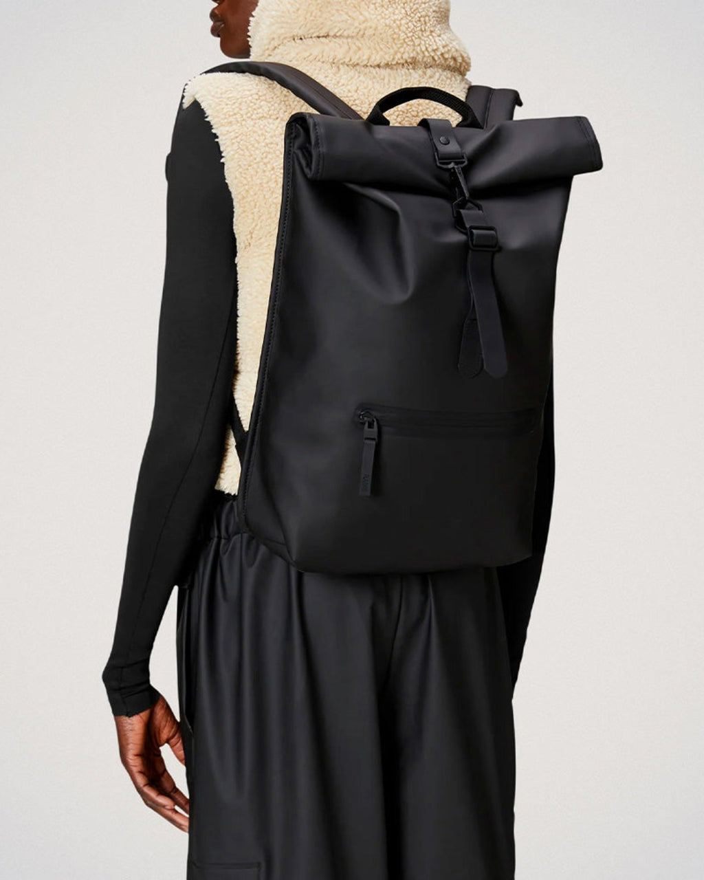Rains - Sac À Dos Rolltop Rucksack - Noir