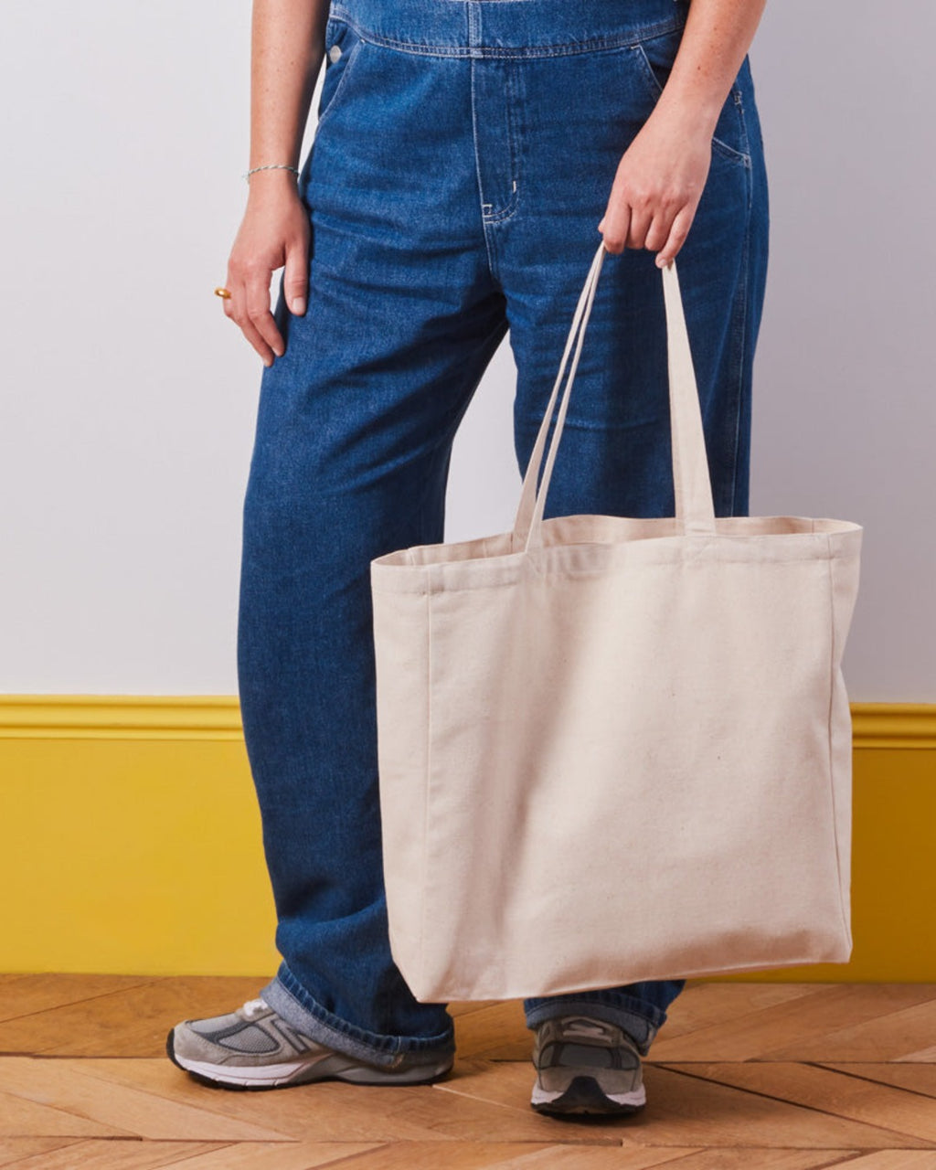 Merci - Cotton Tote Bag - White