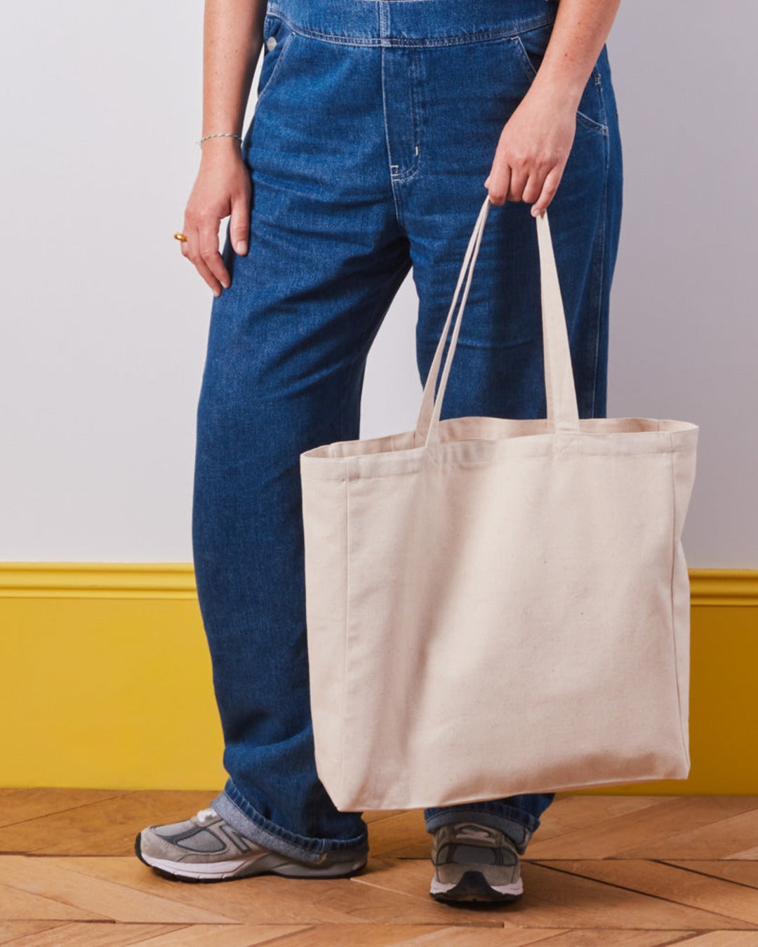 Merci - Cotton Tote Bag - White