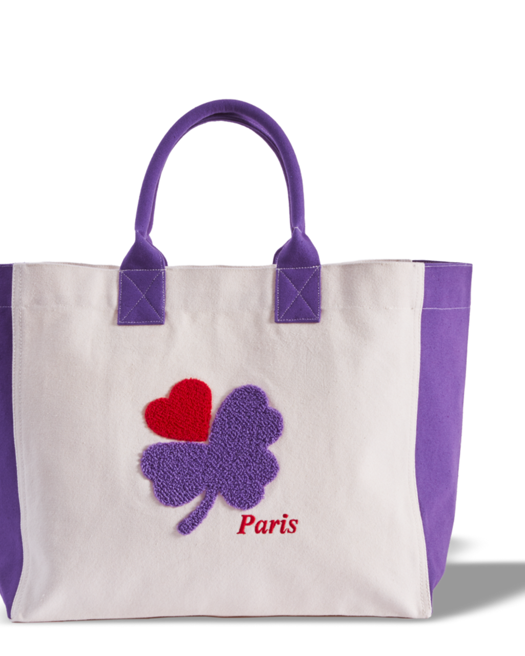 Merci - Cabas Tréfle Bouclette - Violet