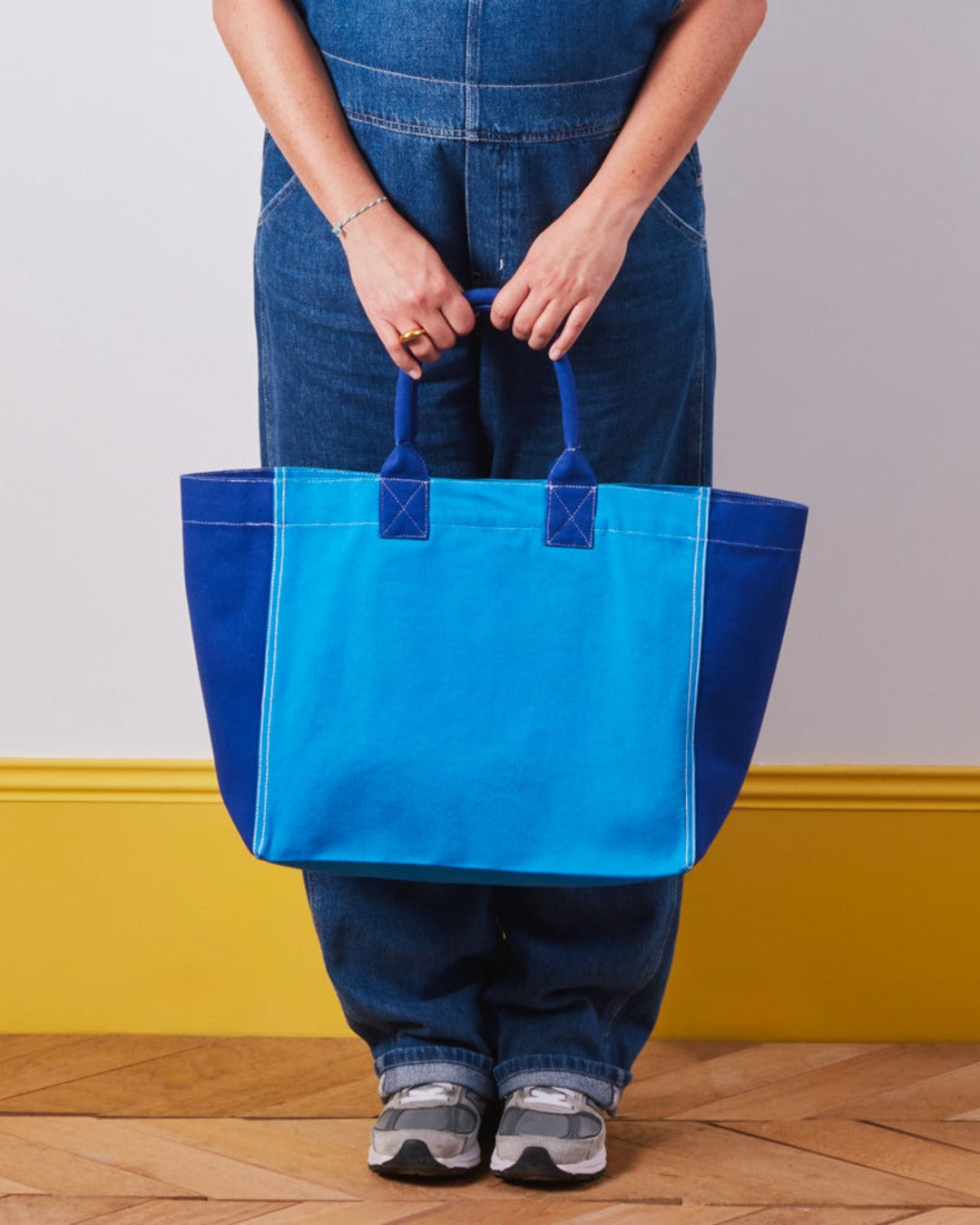 Merci - Cabas Tréfle Bouclette - Bleu