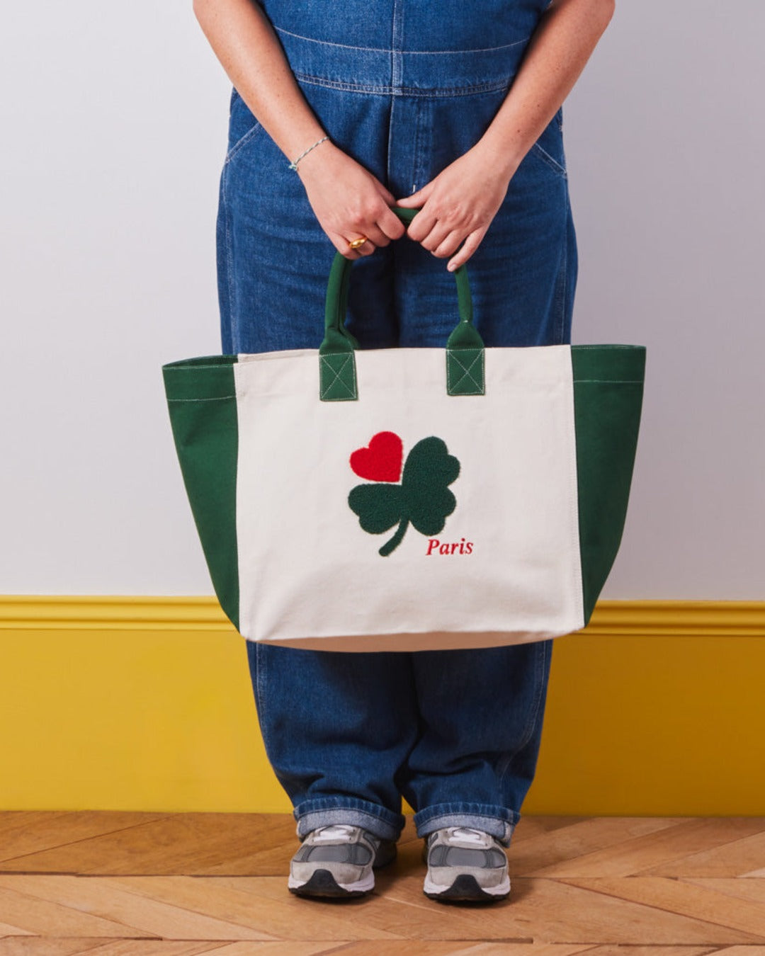 Merci - Cabas Tréfle Bouclette - Vert