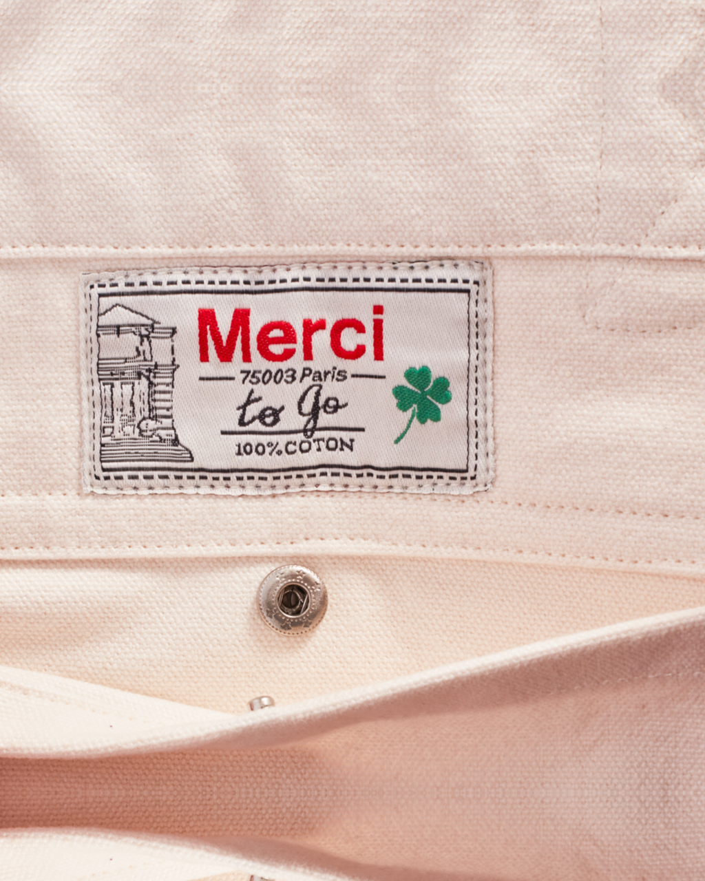 Merci - Cabas Tréfle Bouclette - Vert