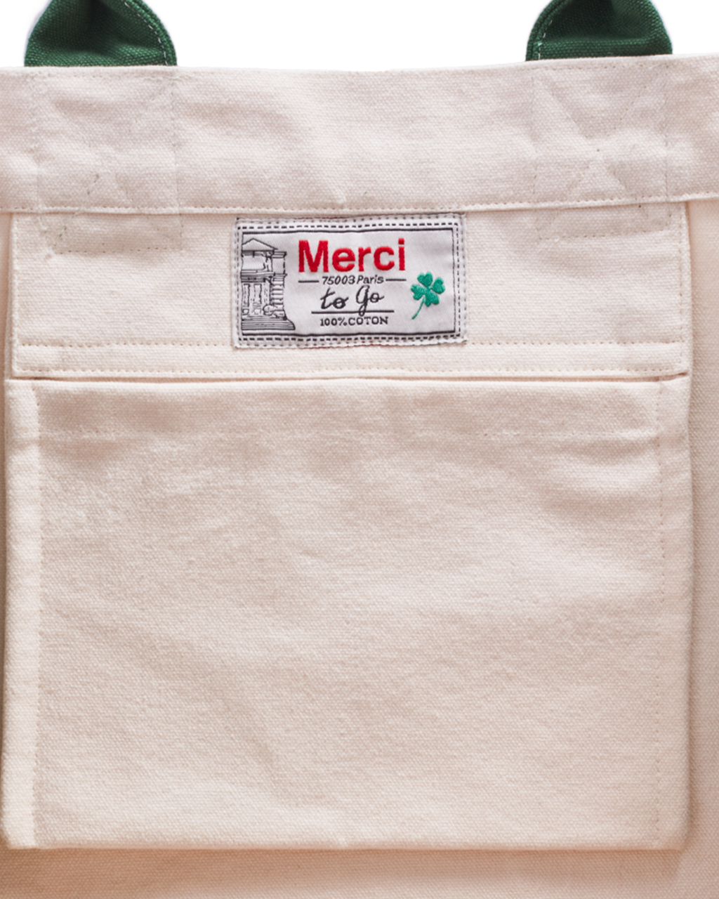 Merci - Clover-Heart Shopping Bag - Pink