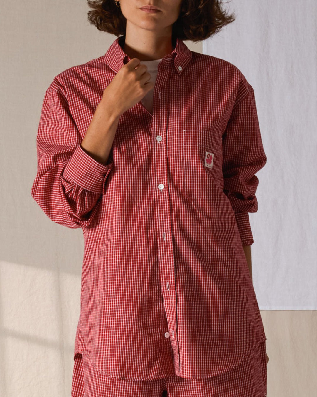 Merci - Basile Shirt - Red Check