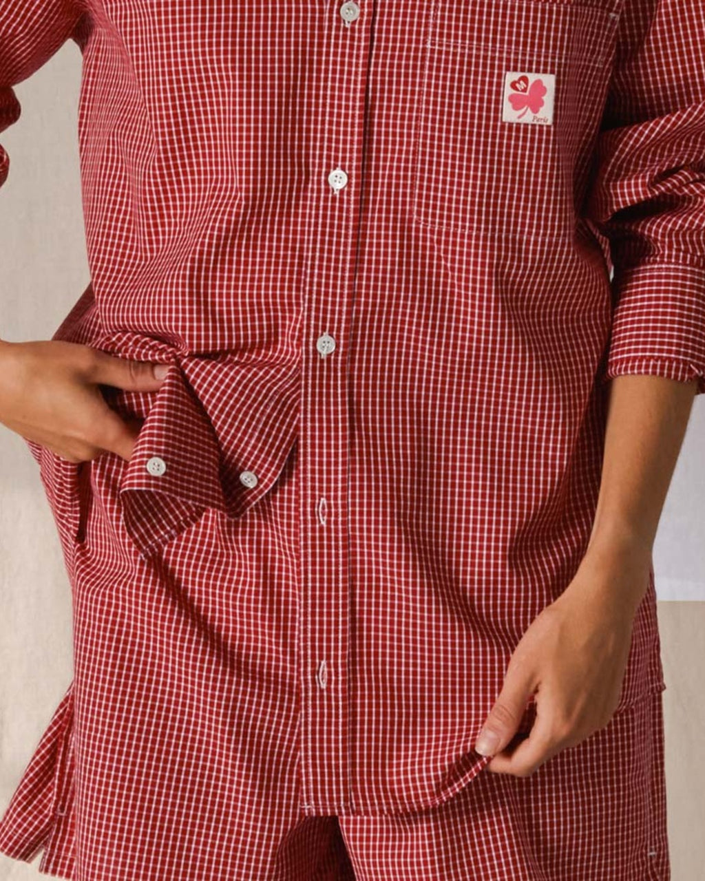 Merci - Basile Shirt - Red Check