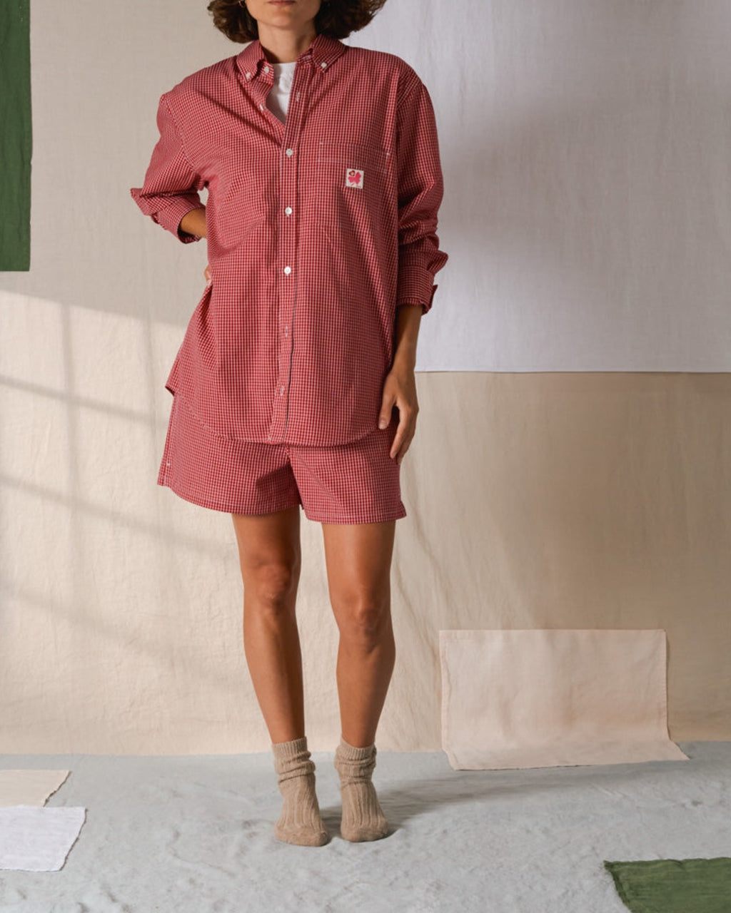Merci - Basile Shirt - Red Check